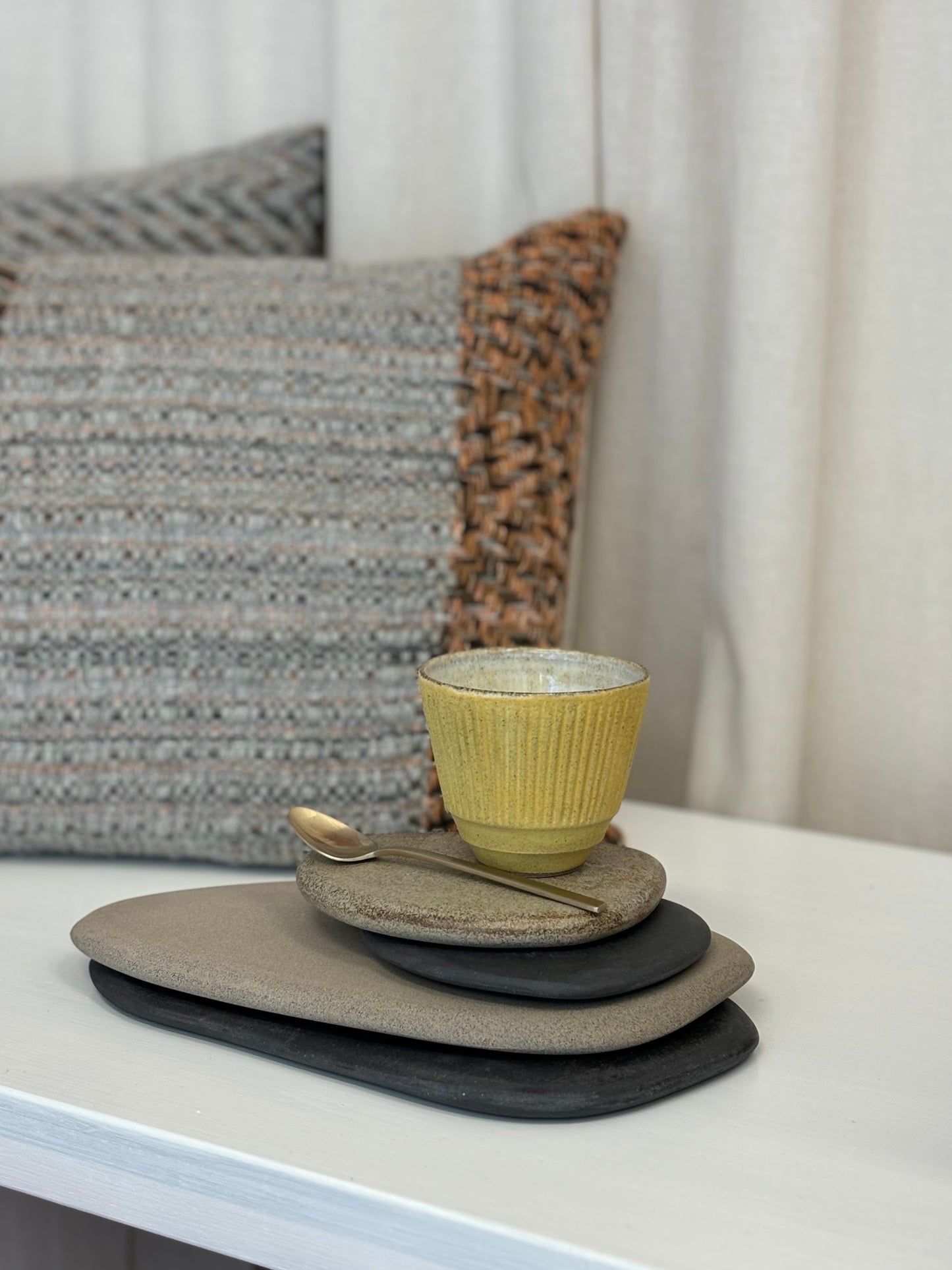 Yellow tumbler