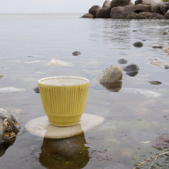 Yellow tumbler